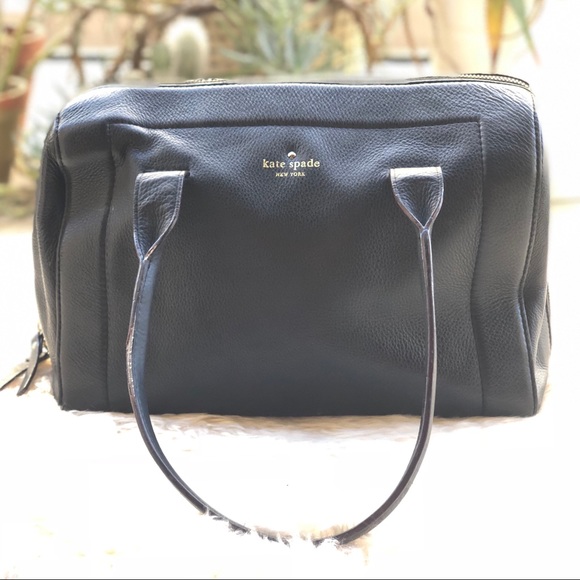 kate spade Handbags - kate spade black bowler bag
